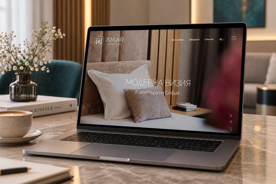 Уеб дизайн за AMAR Design Hotel